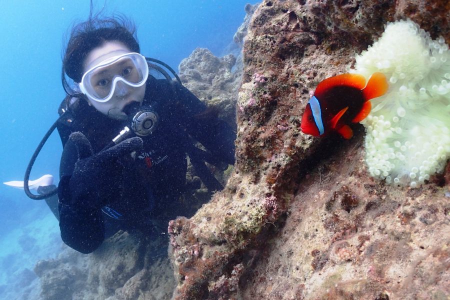 【ビーチ体験ダイビング】持ち物は水着とビーチサンダルだけ！（シャワー・更衣室・ドライヤー・タオル完備）