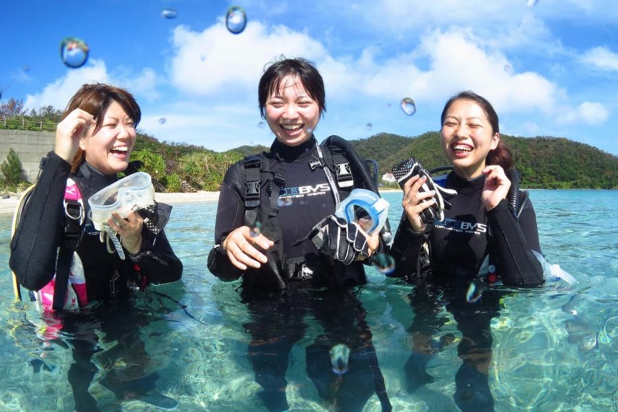 【奄美大島】半日ビーチ体験ダイビングコース